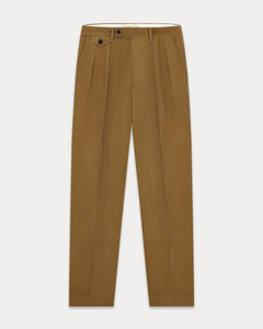 กางเกงชิโน่ The Easy Chino Cotton-Corduroy Trousers in Walnut - Wardrobe Ministry
