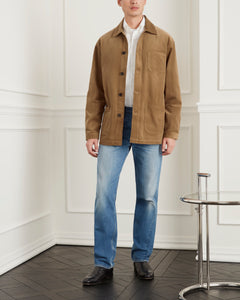 เสื้อแจ็คเก็ต The Coverall Cotton-Corduroy Chore Jacket in Walnut