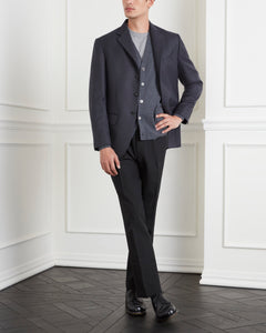 เสื้อคาร์ดิแกน All-Season Merino Wool Cardigan in Earl Grey
