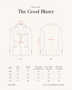 เบลเซอร์ The Good Blazer in Beige Wool-Linen-Silk Blend