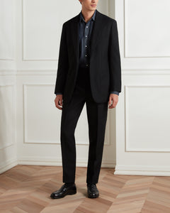 สูทผู้ชาย The Good Suit in Black Single-Breasted Super 120s Wool (Pre-Order)